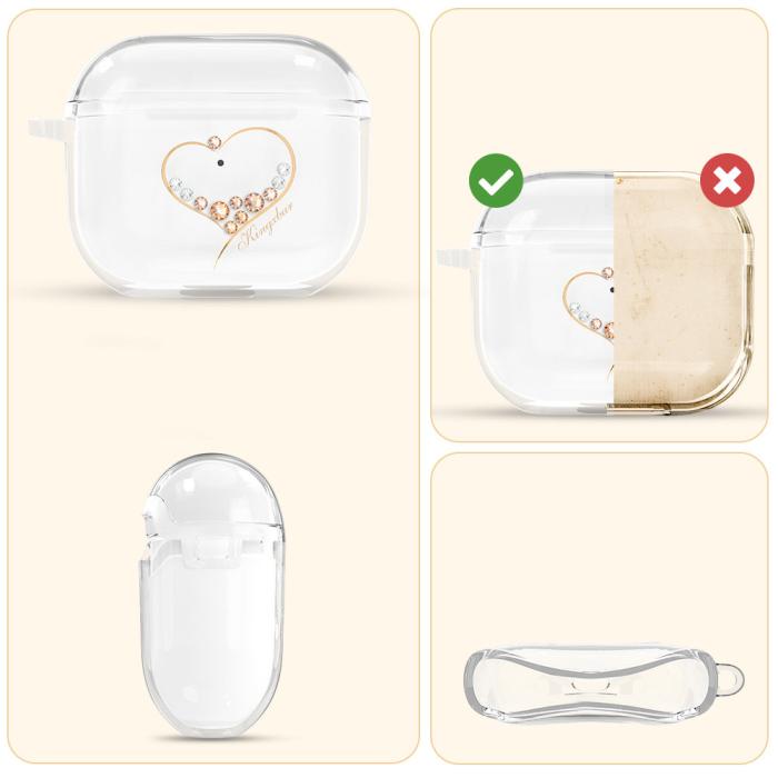 UTGATT5 - Kingxbar Wish Pods Skal AirPods 3 - Gyllene