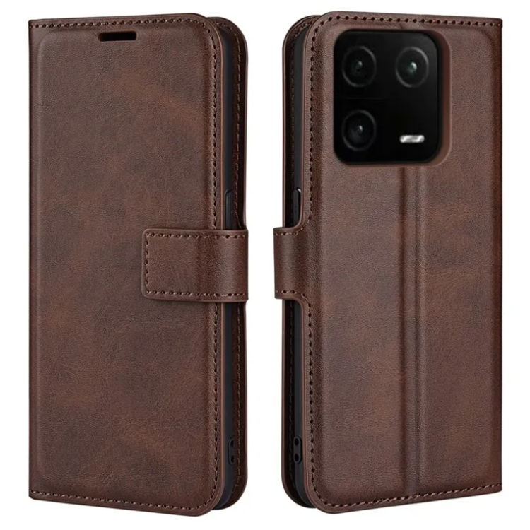 Xiaomi 13 Pro Plånboksfodral Calf Texture Flip - Brun | 2353 | AlltMobil