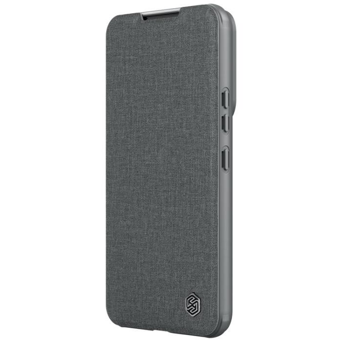 UTGATT5 - Nillkin Galaxy S22 Plus Plånboksfodral Kameraskydd Holster Flip - Grå