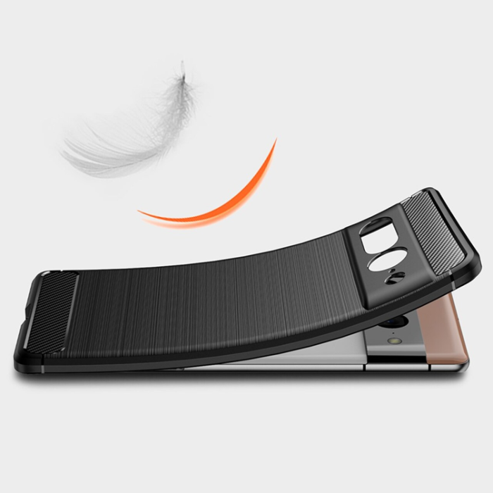 A-One Brand - Google Pixel 7 Pro Skal Carbon Fiber Texture - Svart