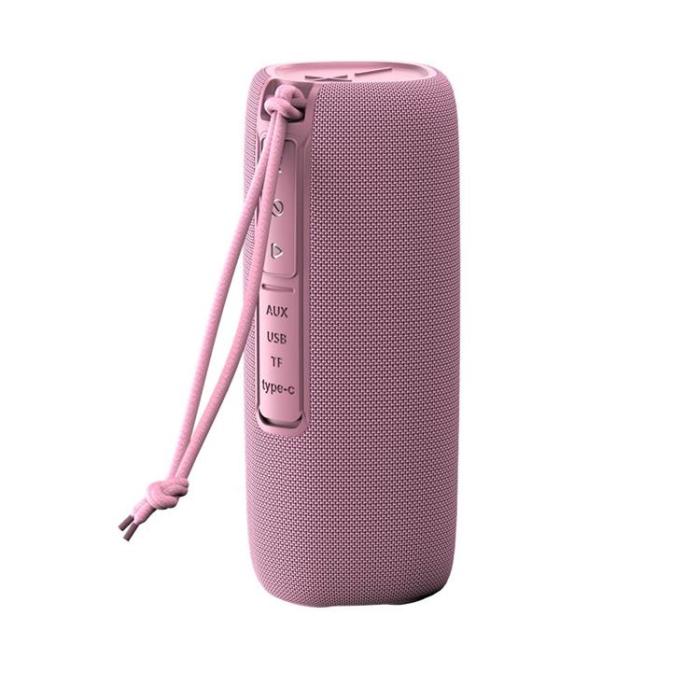 Forever - Forever Trådlös Högtalare Bluetooth 20W BS-20 LED - Rosa