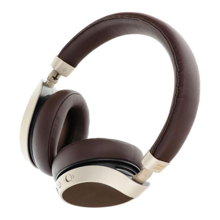 Blue Star - Blue Star Trådlösa Hörlurar Over-Ear Bluetooth - Brun