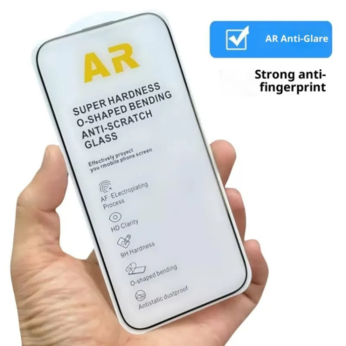 A-One Brand - [1-Pack] Skärmskydd Härdat Glas För iPhone 17 Pro Max - Svart