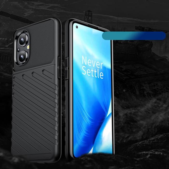 OEM - Thunder Flexible Armored Skal OnePlus Nord N200 5G - Svart