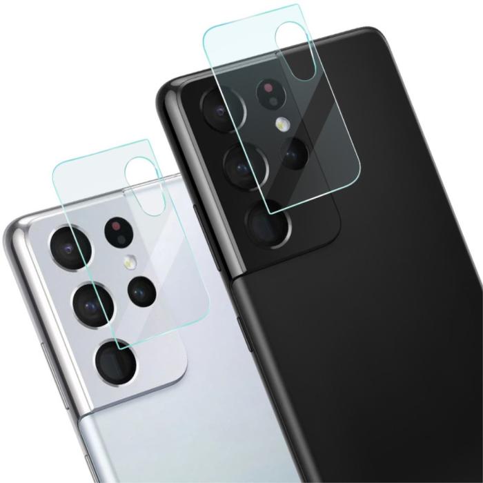 A-One Brand - [2-PACK] Kameralinsskydd i Härdat Glas Galaxy S21 Ultra - Clear