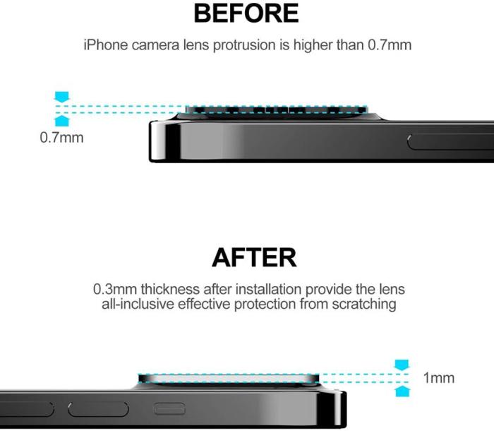 OEM - [2-PACK] Kameralinsskydd i Härdat Glas iPhone 11 Pro Max - Clear