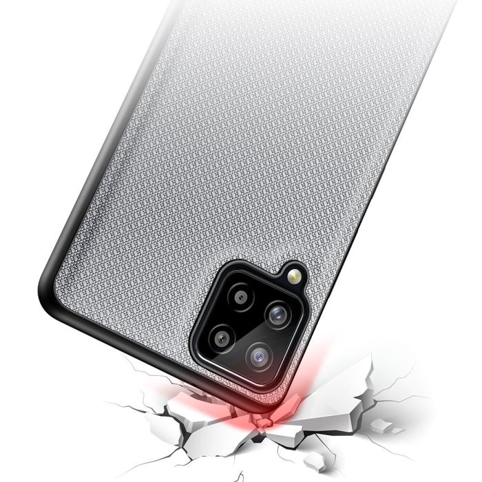 Dux Ducis - Dux Ducis Nylon Fino Mobilskal Galaxy A12 / M12 - Grå