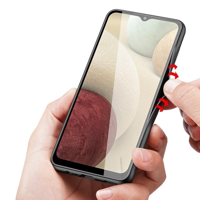 Dux Ducis - Dux Ducis Nylon Fino Mobilskal Galaxy A12 / M12 - Grå