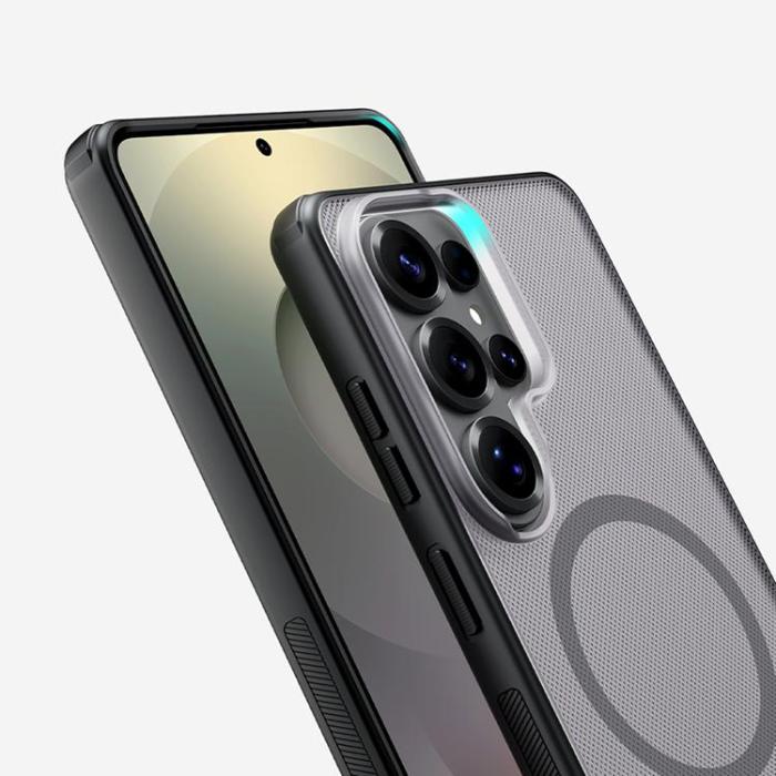 Nillkin - Nillkin Mobilskal för Galaxy S26 Ultra MagSafe Super Frosted Shield Pro - Svart