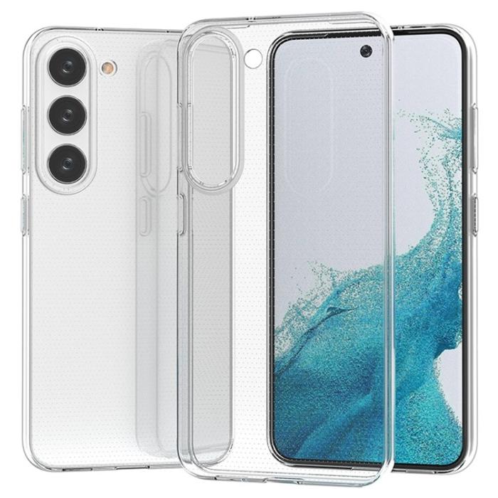 UTGATT1 - Galaxy S23 Skal Ultra Slim Anti-scratch Soft TPU - Clear
