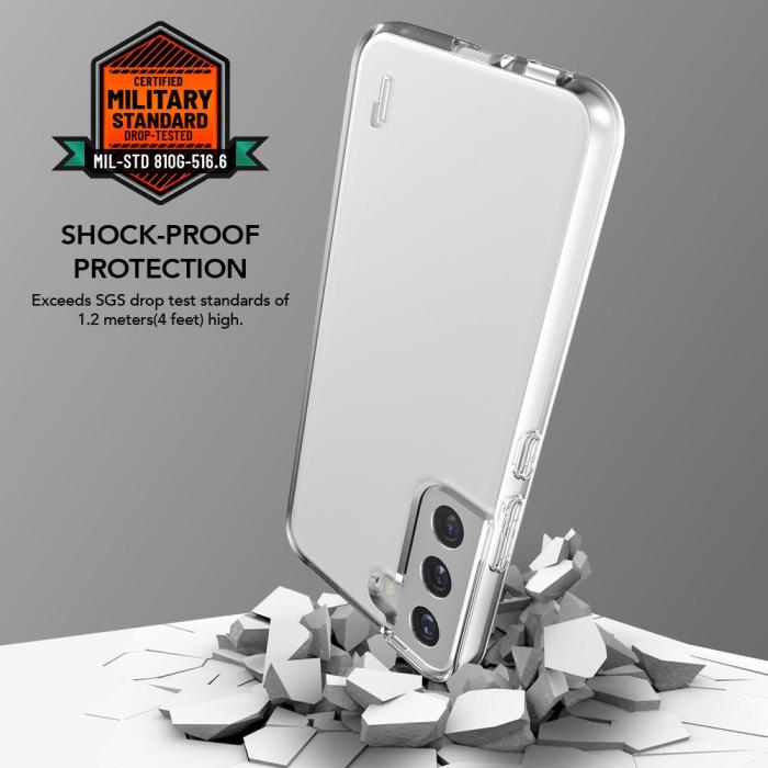 OEM - Ful Gummi Ren fodral för Samsung Galaxy S22 genomskinligt