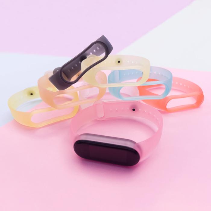 UTGATT1 - Armband kompatibelt med Xiaomi Mi Band 5 / 6 - Gul