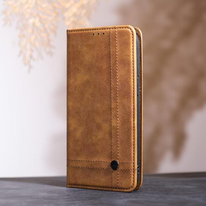 OEM - Galaxy A52s/A52 5G/A52 4G Plånboksfodral Smart Seam - Brun