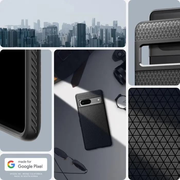 UTGATT - Spigen Google Pixel 7 Skal Liquid Air - Matte Svart