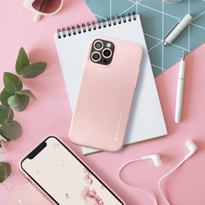UTGATT1 - Mercury i-Jelly Skal till iPhone 13 MINI Roséguld