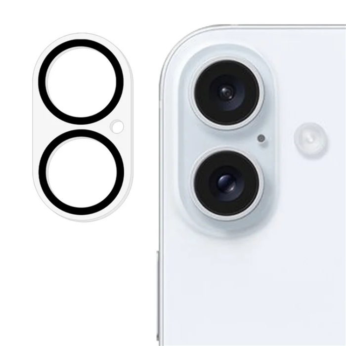 A-One Brand - iPhone 17 Härdat Glas Kameralinsskydd - Svart