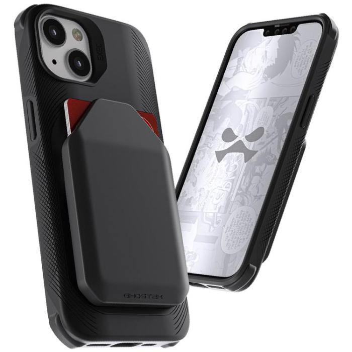 UTGATT5 - Ghostek Exec 5 Magnetic Wallet MagSafe Skal iPhone 13 - Svart