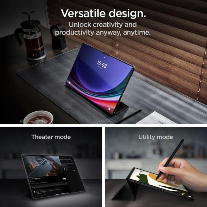 UTGATT - Spigen Galaxy Tab S9 Ultra Fodral Rugged Armor Pro - Svart