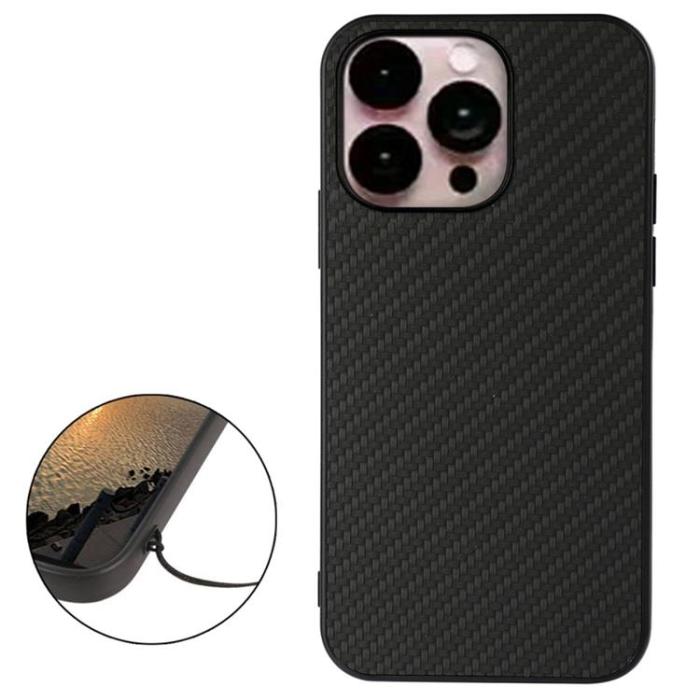 UTGATT - iPhone 14 Pro Max Skal Carbon Fiber - Svart