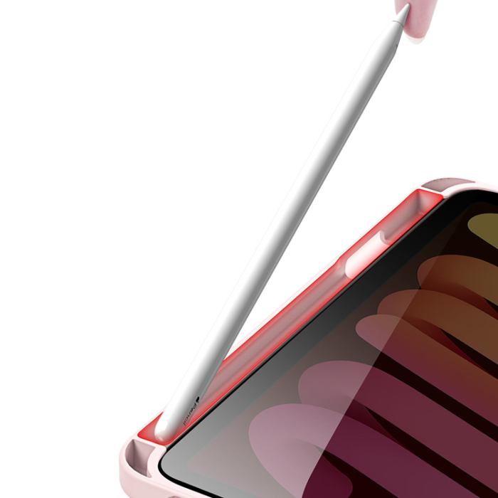 Dux Ducis - Dux Ducis iPad Mini 6 (2021) Fodral Magi Pencil - Rosa