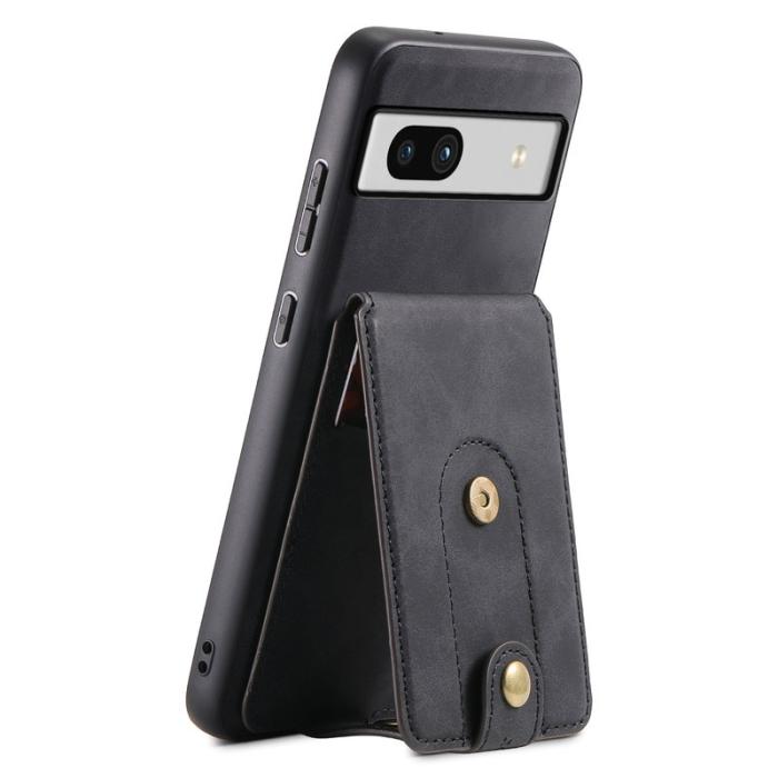 DENIOR - DENIOR D14 Google Pixel 7a Magnetfodral 2 i 1 PU+PC+TPU Svart