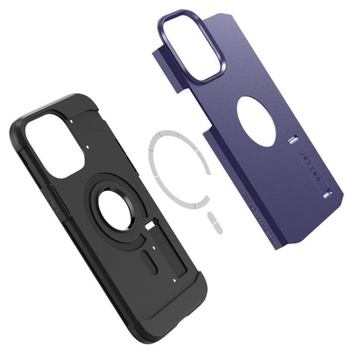 UTGATT1 - Spigen Magsafe iPhone 14 Pro Max Skal Tough Armor - Deep Lila