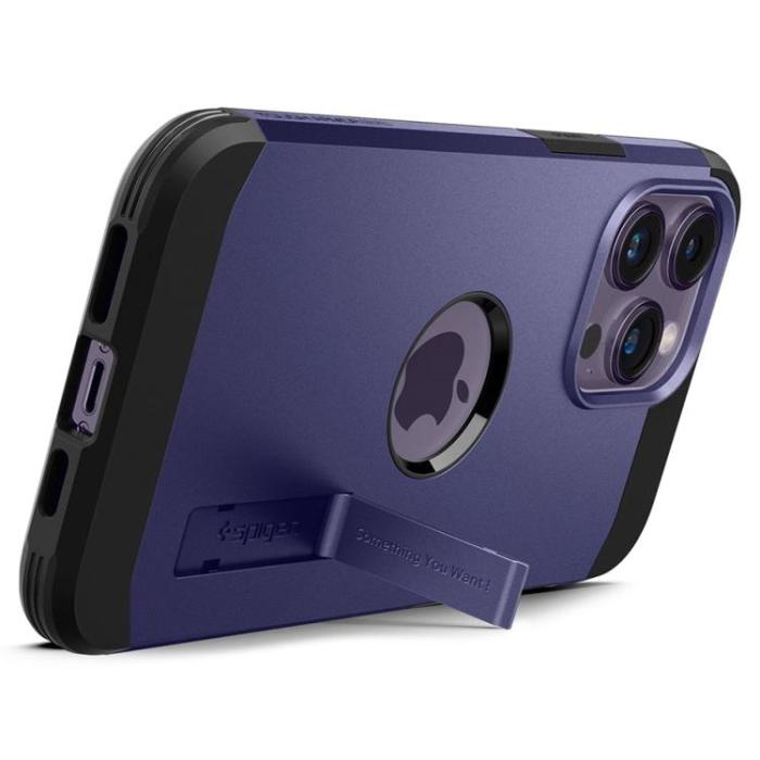 UTGATT1 - Spigen Magsafe iPhone 14 Pro Max Skal Tough Armor - Deep Lila