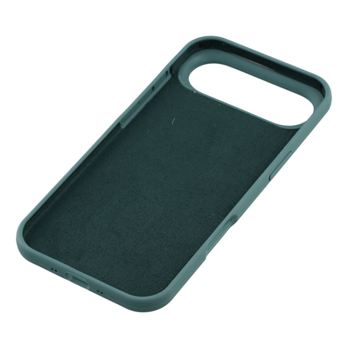 A-One Brand - iPhone Air Mobilskal Solid Silikon Shockproof - Svartgrön