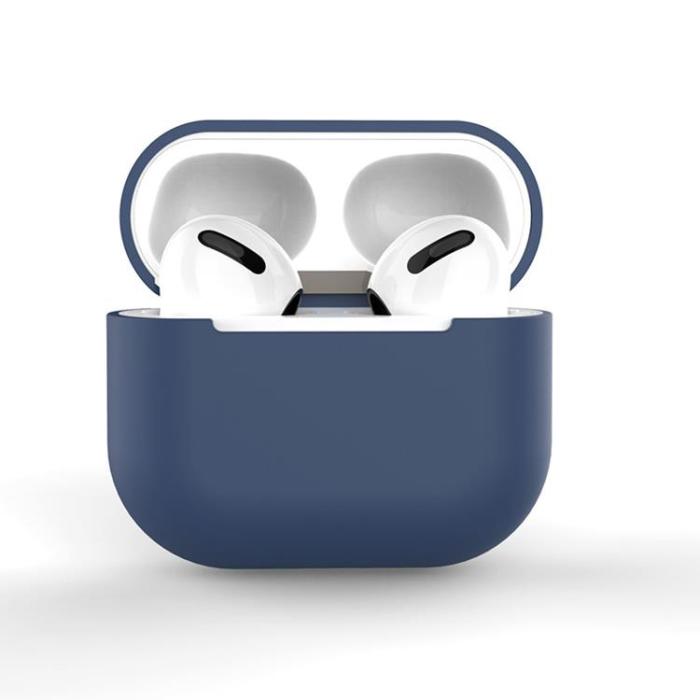OEM - AirPods 3 Skal Soft Silicone Hörlurar - Blå