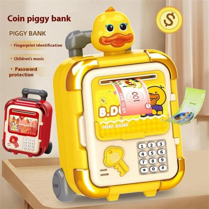 OEM - Spargris för Barn (3-8 år) med Fingeravtrycksigenkänning Sparleksak