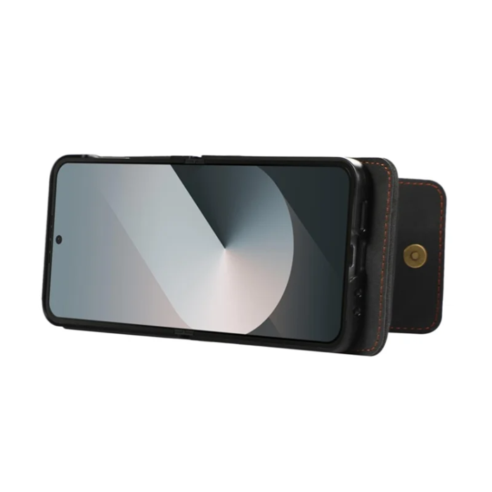 A-One Brand - Galaxy Z Flip7 Plånboksfodral Kickstand med Axelrem - Svart