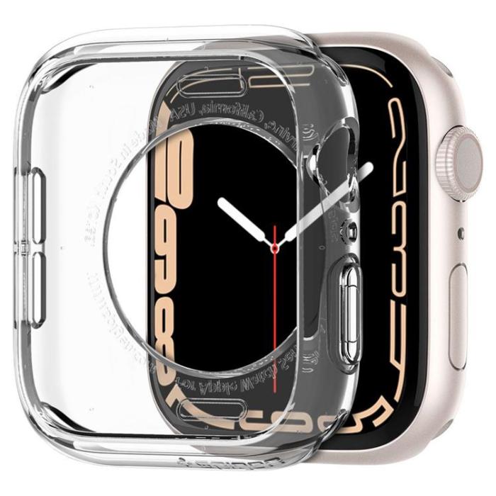 Spigen - Spigen Liquid Crystal Apple Watch 4/5/6/7/8/Se 40/41 mm - Crystal Clear