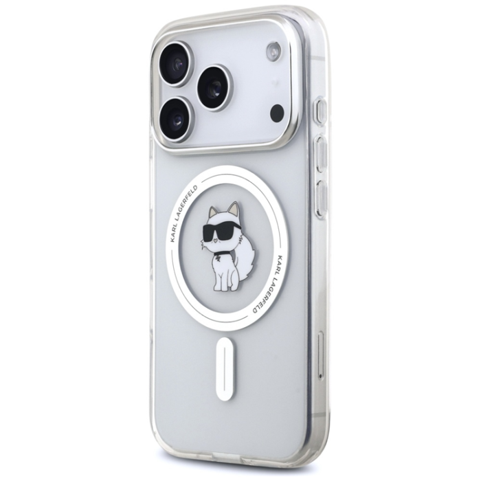 KARL LAGERFELD - Karl Lagerfeld Mobilskal till iPhone 17 Pro Magsafe Choupette - Clear