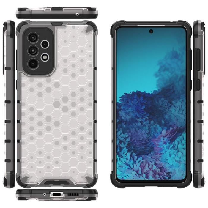 OEM - Galaxy A73 Skal Honeycomb Armored - Transparent