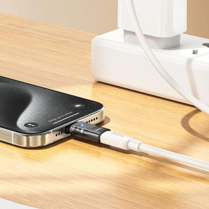 Hoco - Hoco USB-C Till Lightning Adapter UA36D - Svart