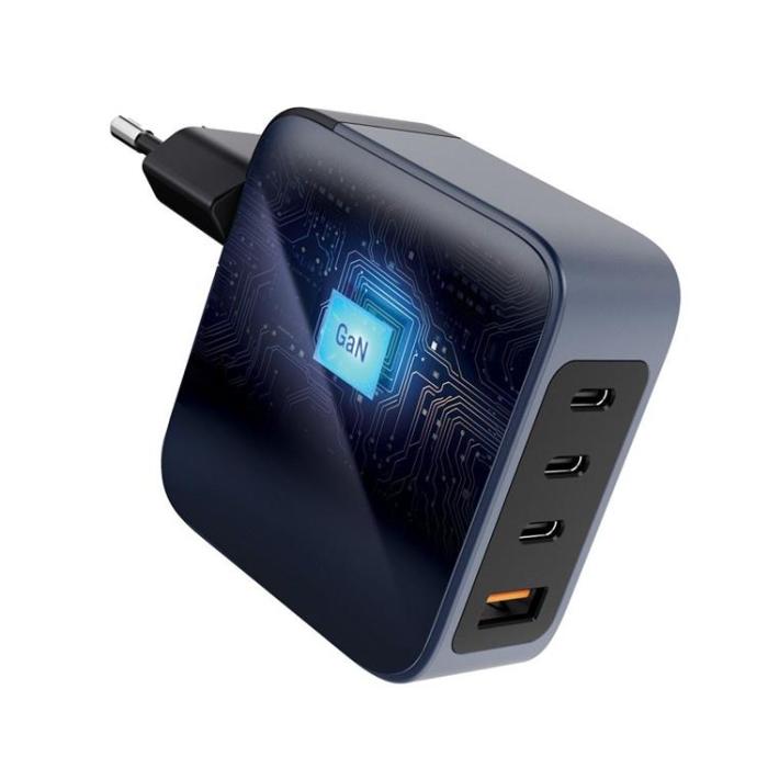 Forcell - Forcell F-Energy GaN Väggladdare 100W 3xUSB-C 1xUSB-A - Grå