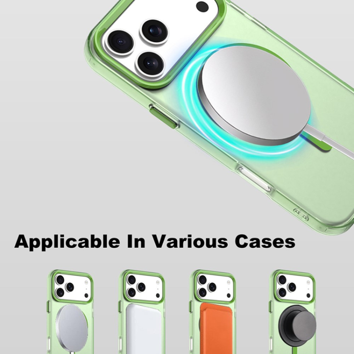 Imak - IMAK iPhone 17 Pro Mobilskal MagSafe Anti Drop - Grön