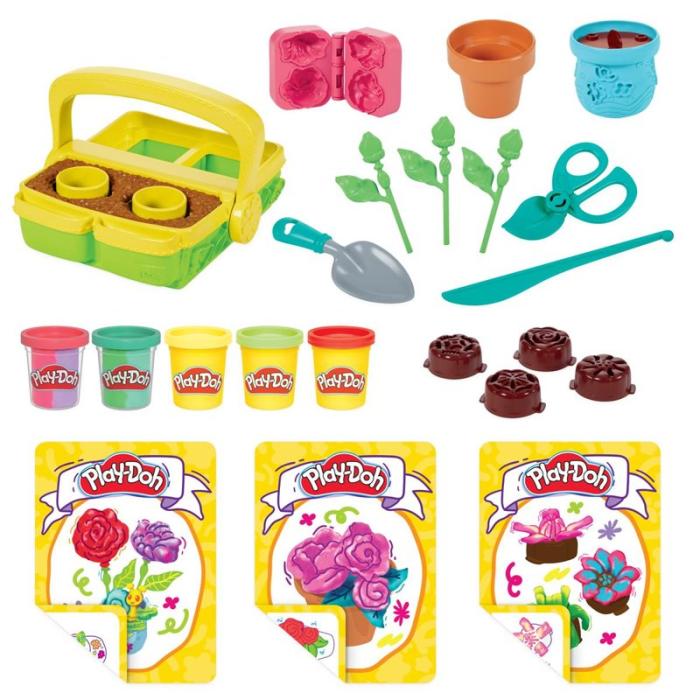 PLAY-DOH - PLAY-DOH Blooming Flowers Playset