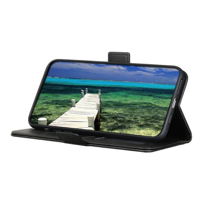 OEM - Mobilfodral för Samsung Galaxy S26 Plus Kickstand Konstläder - Svart