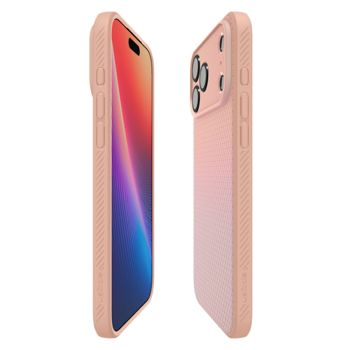 Spigen - Spigen iPhone 17 Pro Max Mobilskal Liquid Air - Rosa Titanium
