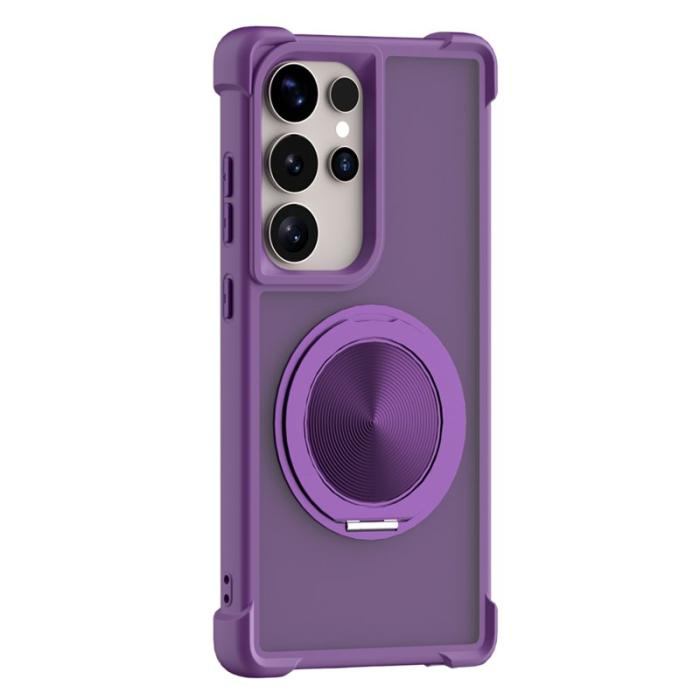 OEM - Mobilskal för Samsung Galaxy S26 Ultra Magnetiskt Kickstand TPU + PC - Lila