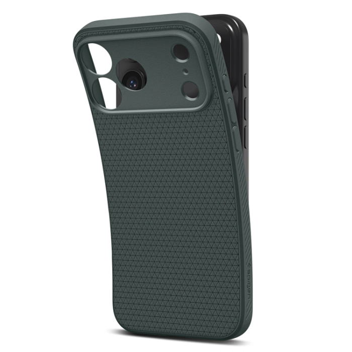 Spigen - Spigen iPhone 17 Pro Mobilskal Liquid Air - Abyss Grön