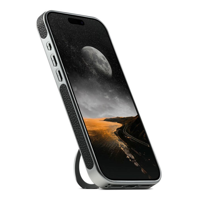 SUTENI - SUTENI iPhone 17 Pro Mobilskal MagSafe Kickstand Electroplating G6