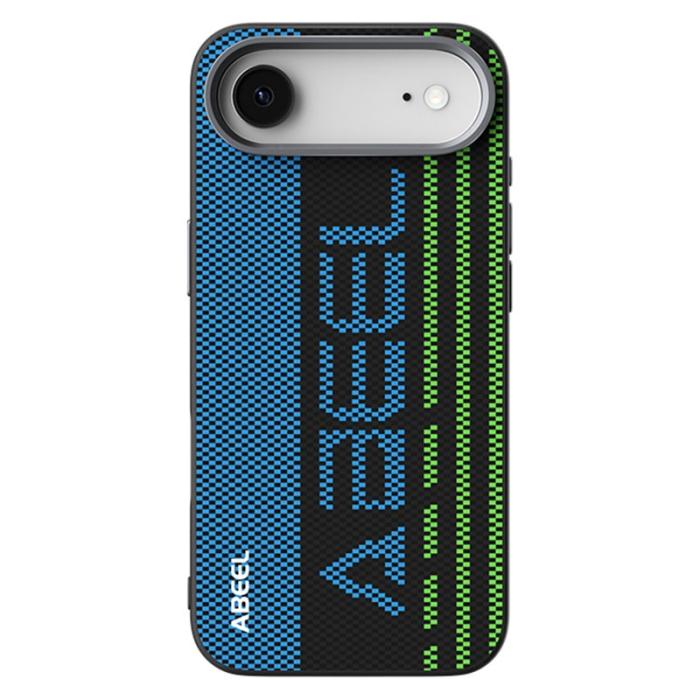 ABEEL - ABEEL iPhone Air Fodral MagSafe Kompatibel Svart TPU Aluminium