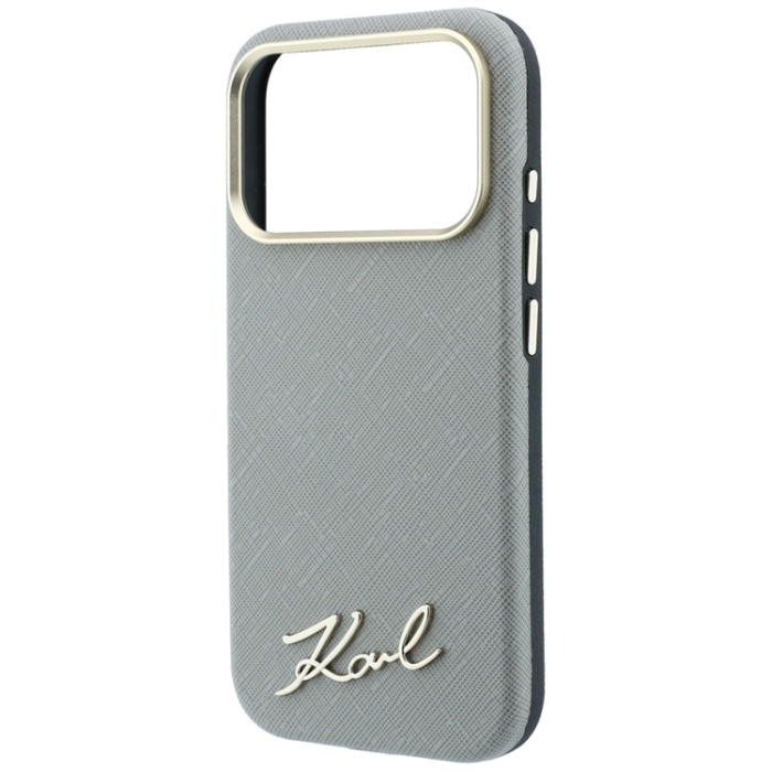 KARL LAGERFELD - Karl Lagerfeld Mobilskal För iPhone 18 Pro/17 Pro Magsafe Saffiano Small Script