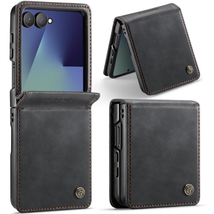 Caseme - CASEME 033 Mobilskal till Samsung Galaxy Z Flip7 5G RFID Blocker Svart