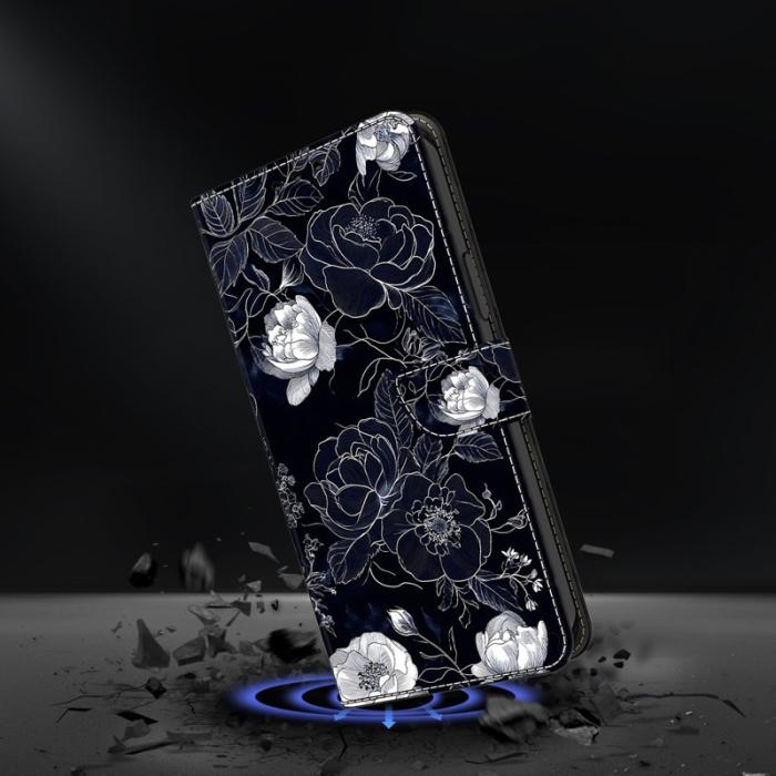 OEM - Samsung Galaxy S26 Plus Plånboksfodral Ställning Mönstertryck - Vintage Blommor