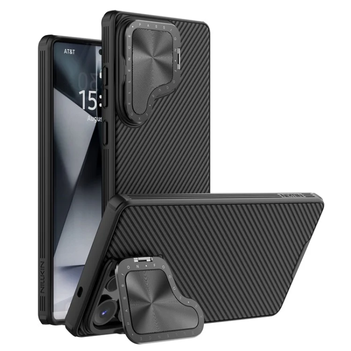 Nillkin - Nillkin Galaxy S25 Ultra Mobilskal Camshield Prop - Svart