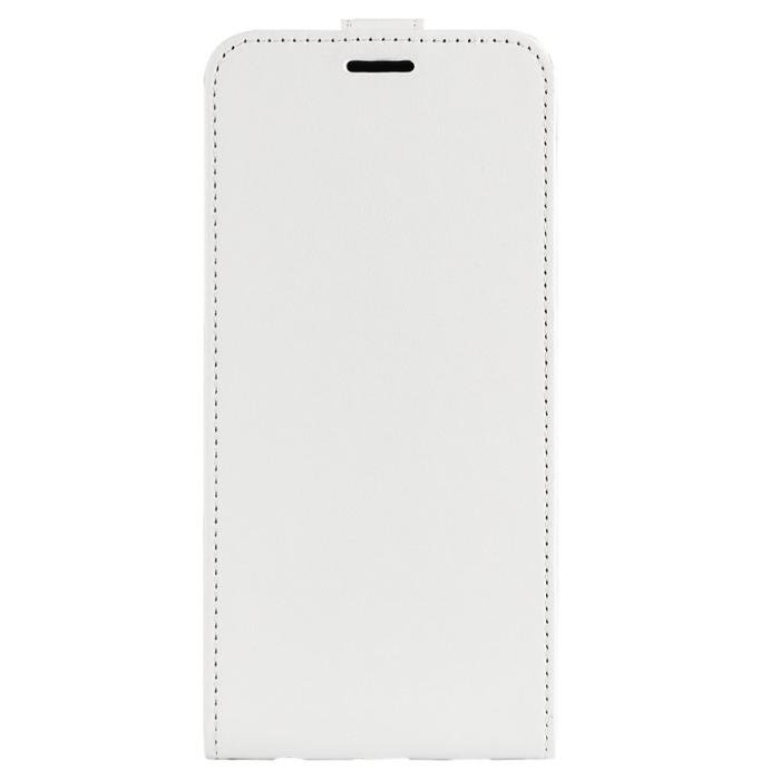 OEM - Mobilskal till Samsung Galaxy S26 med Kortfack Vertikal Flip Konstläder - Vit