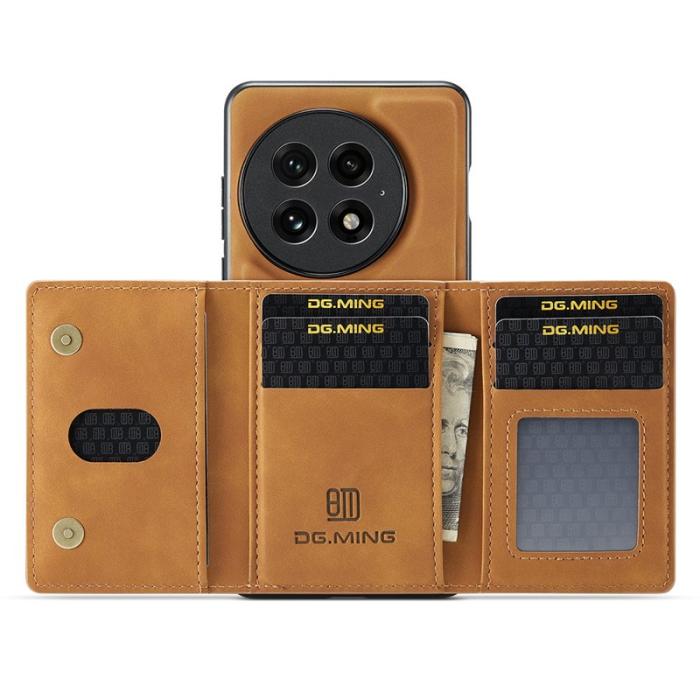 DG.MING - DG.MING M2 Series Mobilskal till OnePlus 13 PU PC TPU - Brun